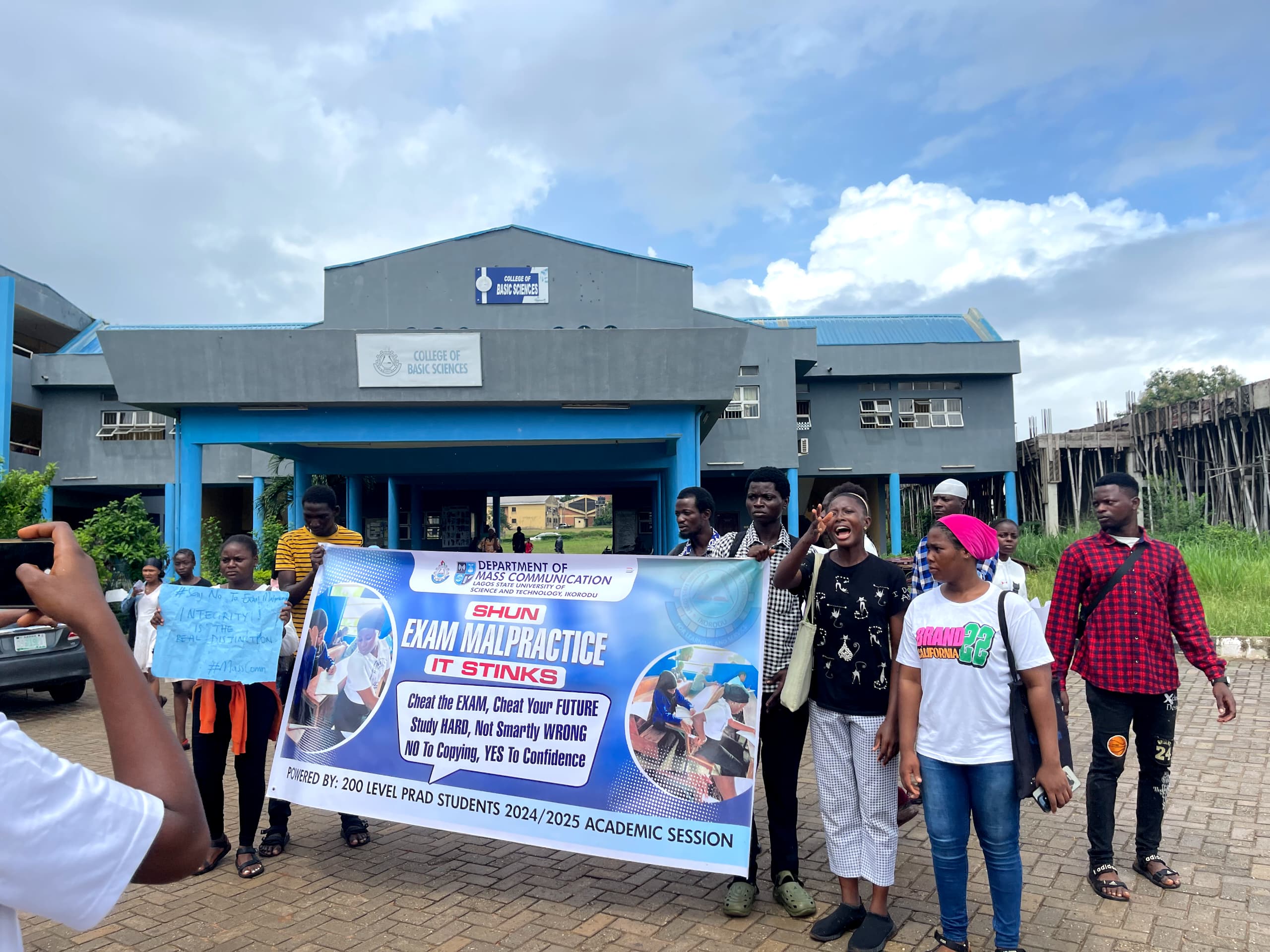 LASUSTECH students reject malpractice