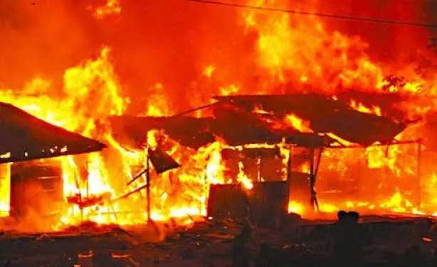 Iseyin Sawmill Fire
