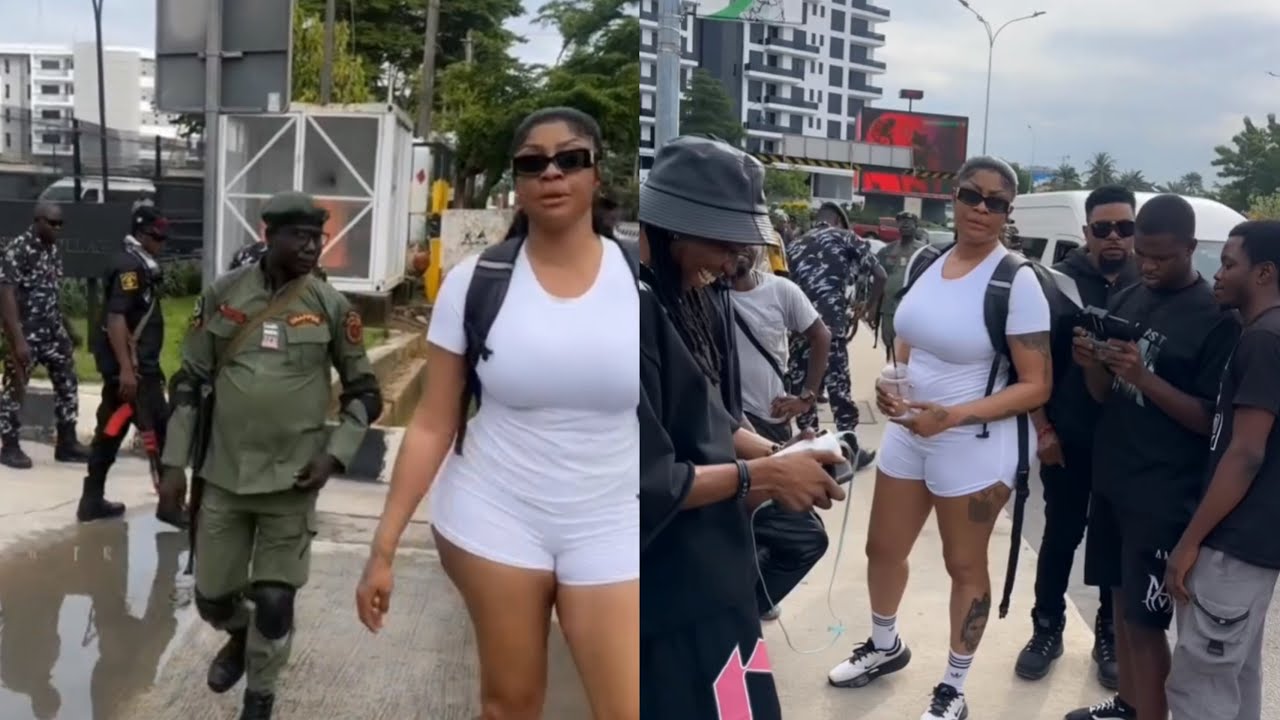 Angela Okorie police escort