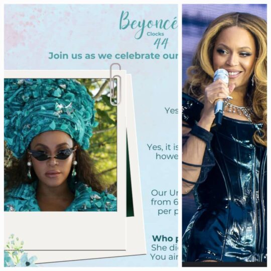 Beyoncé Birthday Celebration