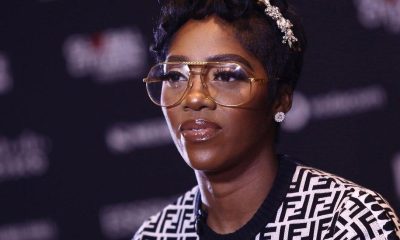 Tiwa Savage shares a bare-faced Snapchat video