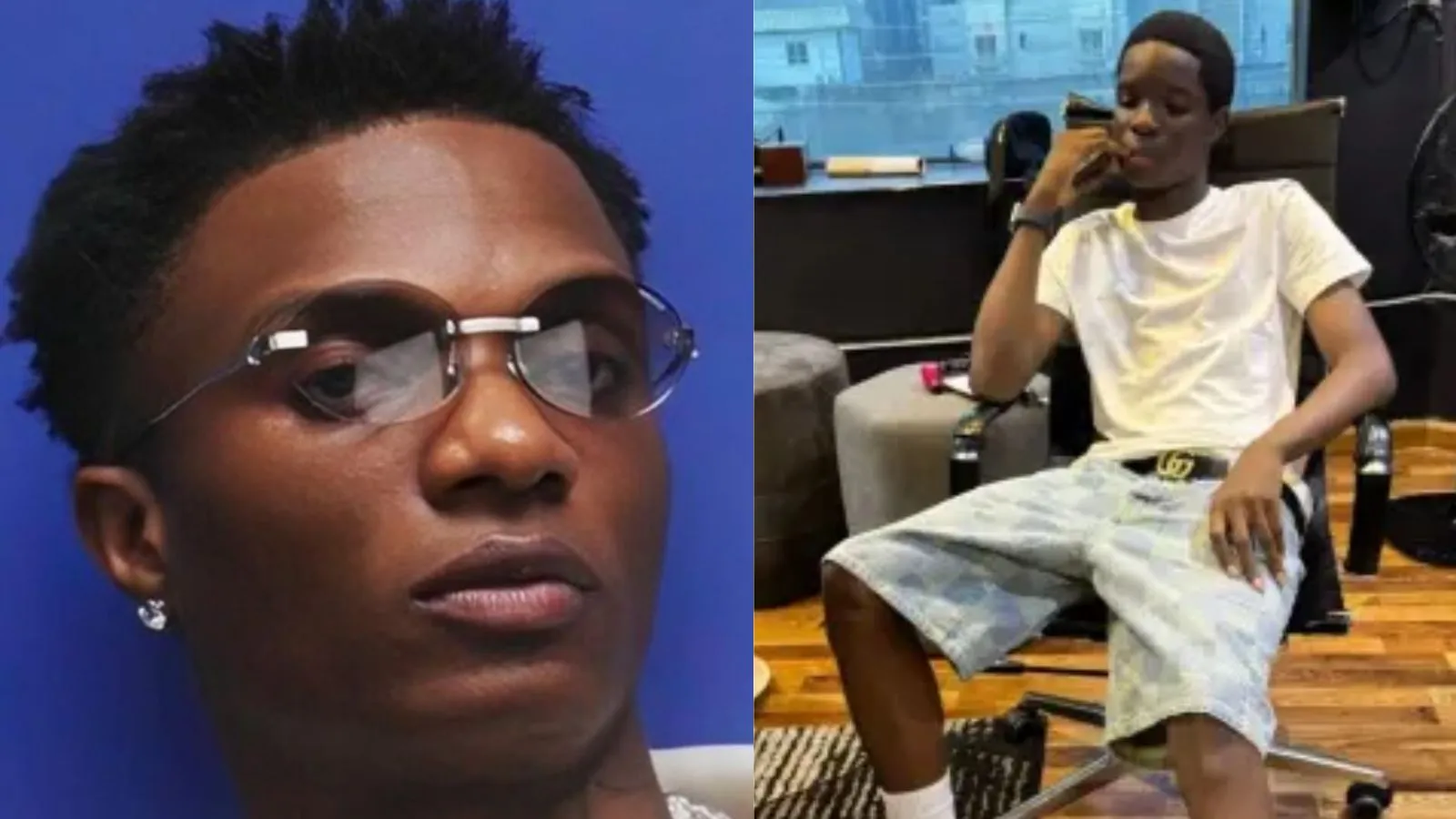 Wizkid’s 14-year-old son, Boluwatife