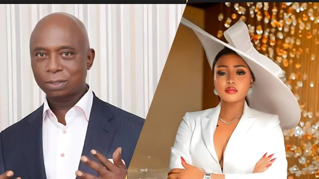 Senator Ned Nwoko denies preventing Regina Daniels from seeing their children