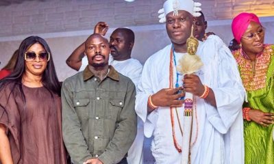 The Ooni of Ife welcomes Afrobeats star Asake and his mother to Ile-Ife